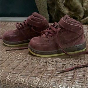 Nike Maroon Toddler Shoes